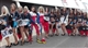 with grid girls in MOST race track