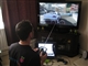 Me playing GT5 on PS3 with a VRC Adapter