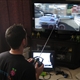 Me playing GT5 on PS3 with a VRC Adapter